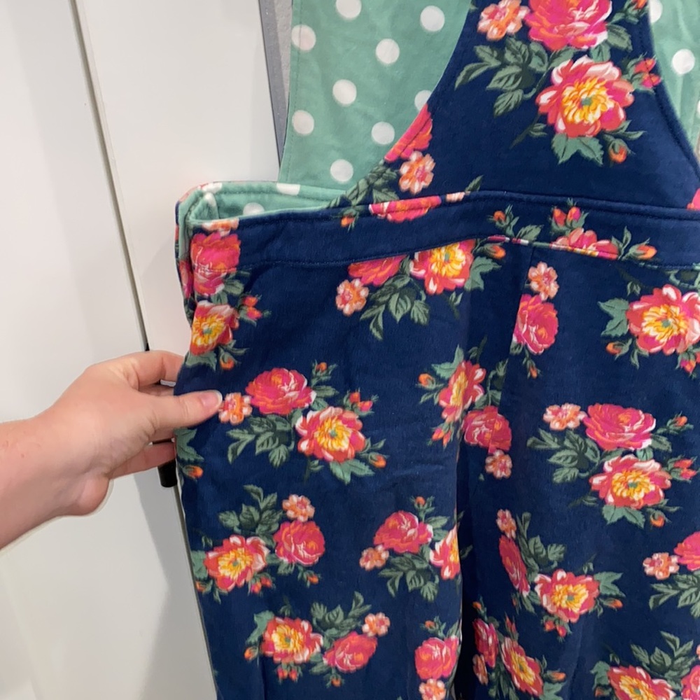 EUC Matilda Jane Clothing Size 14 Teen Tween Floral Flower Overalls MJC 2018 - Picture 5 of 11